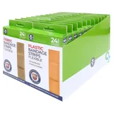 Bandage Strips 9cm X 2.5cm 24pk - 12x Fabric Packs & 12x Plastic (pe) Packs – image 3