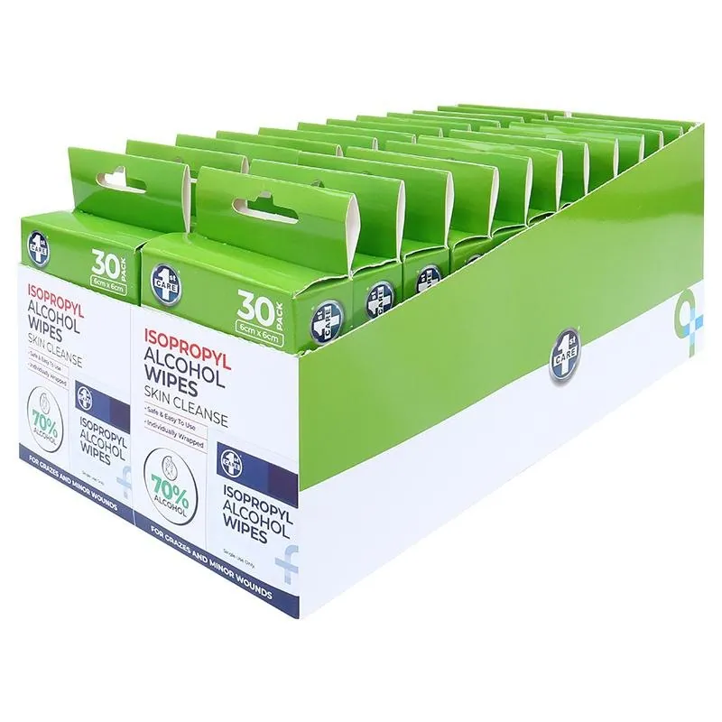 Alcohol Swab Wipes 6cm X 6cm 30pk – image 3