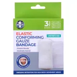 Conforming Gauze Bandages Non-Adhesive 3pk - Sizes: 5cm X 2.2m, 7.5cm X 2.2m, 10cm X 2.2m (4.5m Stretched) – image 1