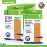 Bandage Dressing Strips Water Resistant with Adhesive 6cm X 50cm 2pk - PE – image 4