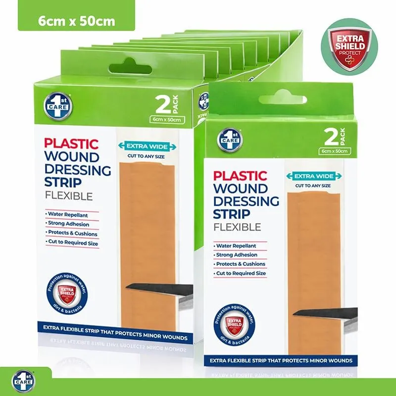 Bandage Dressing Strips Water Resistant with Adhesive 6cm X 50cm 2pk - PE – image 4