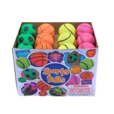 Sport Balls 6cm Assorted Designs: Basketball, Tennis Ball, Softball, Soccer Ball - Foam – image 4