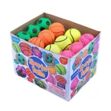 Sport Balls 6cm Assorted Designs: Basketball, Tennis Ball, Softball, Soccer Ball - Foam – image 3