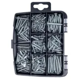Fasteners & Fixings in Storage Case Wood Screws Assorted Sizes 205pc – image 2
