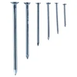 Fasteners & Fixings in Storage Case Flat Head Nails Galvanised Iron Assorted Sizes 530pc – image 1
