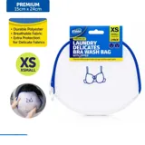 Laundry Delicates Bra Wash Bag with Zipper Premium Double Padded - White – image 4