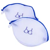 Laundry Delicates Bra Wash Bag with Zipper Premium Double Padded - White – image 2
