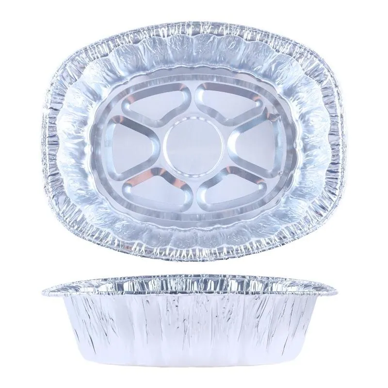 Foil BBQ Tray 34.8cm X 28.1cm X 7cm – image 2