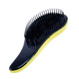 Hair Brush Magic Detangling 15cm X 5.5cm (Small) - 6 Assorted Colours: Hot Pink, White, Purple, Blue, Yellow, Black – image 2