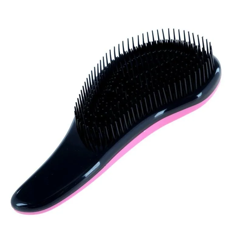 Hair Brush Magic Detangling 18.5cm (Large) - Assorted Colours: Black, White, Blue, Pink – image 2