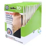 Nipple Concealing Covers with Adhesive - 5 Pairs - Ø7cm (Fabric) – image 3