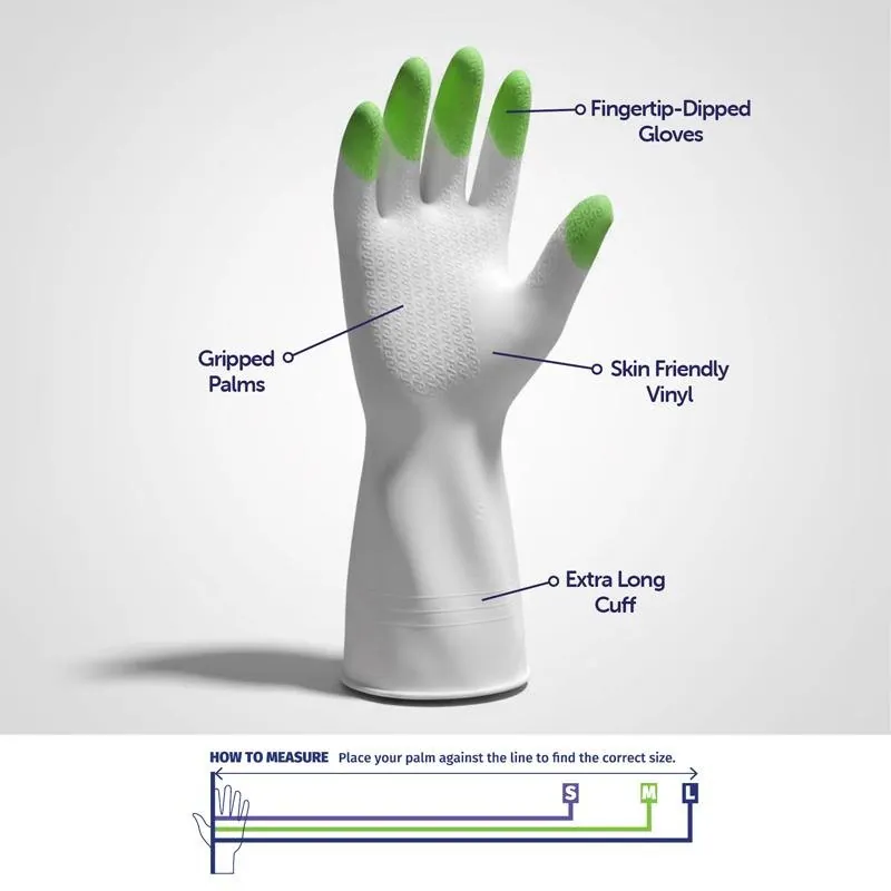 Gloves Reusable General Purpose Cleaning & Washing - 1 Pair - Medium – image 2