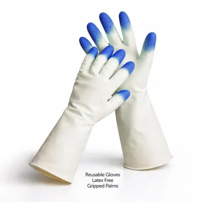 Gloves Reusable General Purpose Cleaning & Washing - 1 Pair - Large