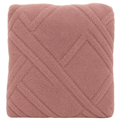 Blanket Coral Fleece Single Layer Embossed 125cm X 150cm Assorted Colours