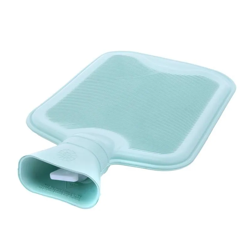 Hot Water Bottle Pastel 1.7l 32cm X 20cm Light Grey, Drak Grey Light Pink & Soft Teal – image 2