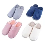 Slippers Adults Slip on Plush 4 Assorted Colours Mens & Womens Sizes Assorted – image 3
