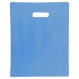 Frosted Gift Bags with Handle 23cm X 19cm 35pk Clear, Pink, Blue – Plastic – image 2