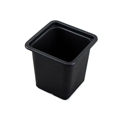 Seedling Pots Square 15pc 7.7cm X 7.7cm X 8cm Black – image 2