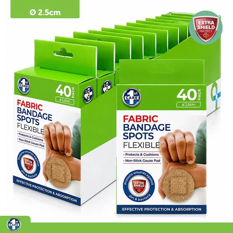Spot Bandage Ø2.5cm 40pk - Fabric – image 4
