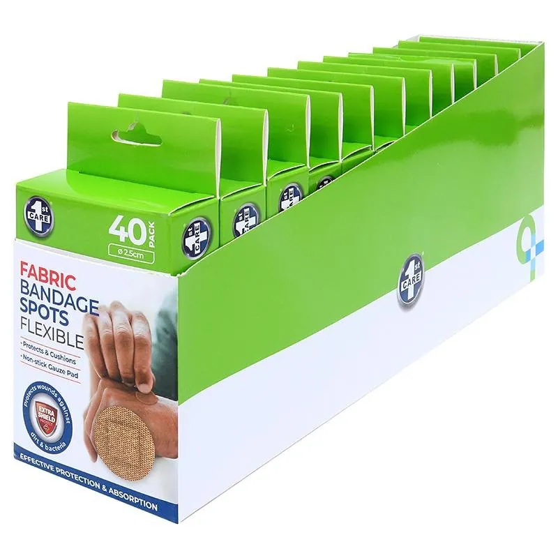 Spot Bandage Ø2.5cm 40pk - Fabric – image 3