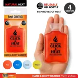 Hand & Body Warmer Reusable Bottle Shaped 7.5cm X 12cm Red, Aqua, Yellow & Blue – image 4