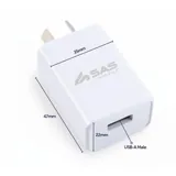 Charger 1-Port Usb-a 1A White (Compatible with All Usb-a Devices) – image 1
