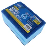 Sponge with Top Scourer Jumbo 2pk - 15cm X 10cm X 3.5cm – image 3