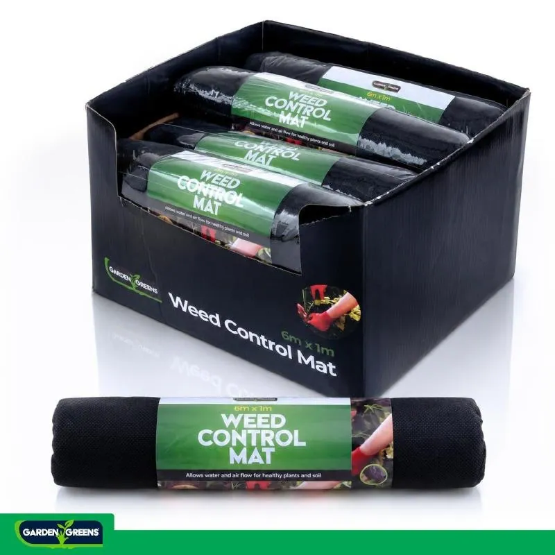 Weed Control Fabric Mesh Underlay Multi Season, Black 6m X 1m – image 3