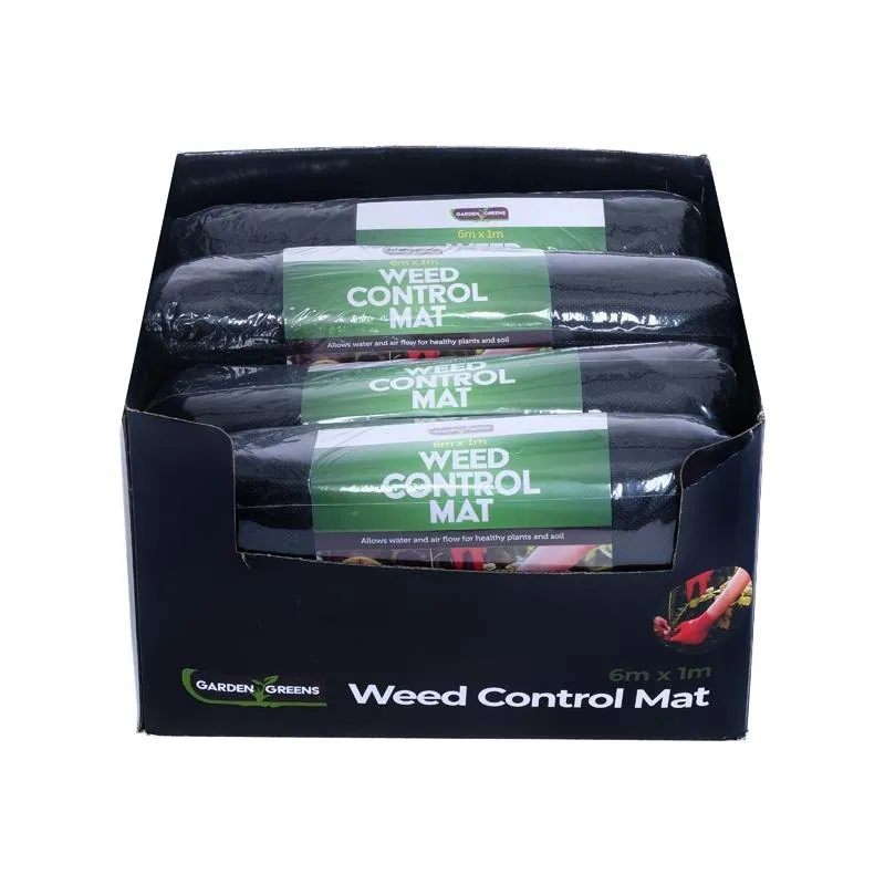 Weed Control Fabric Mesh Underlay Multi Season, Black 6m X 1m – image 2