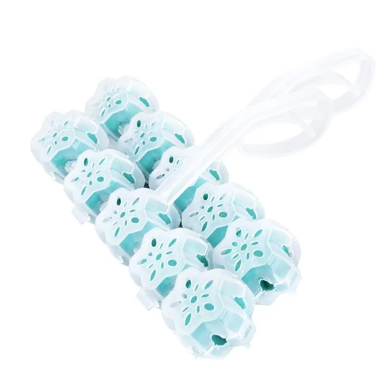 Toilet Rim Clip on Freshener Deoderiser 2pk - 3 Scents: Lemon, Pine, Flower - 2x45g/pk – image 2