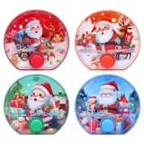 Christmas Hand Held Water Skill Game 10cm X 9cm X 2.5cm 4 Assorted Designs – image 1