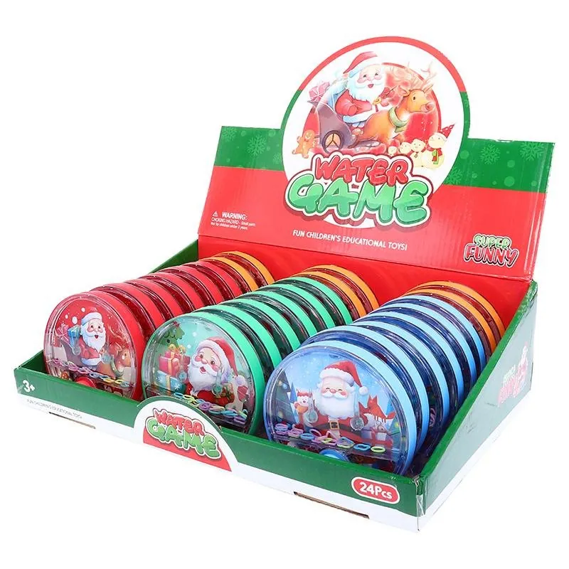 Christmas Hand Held Water Skill Game 10cm X 9cm X 2.5cm 4 Assorted Designs – image 3