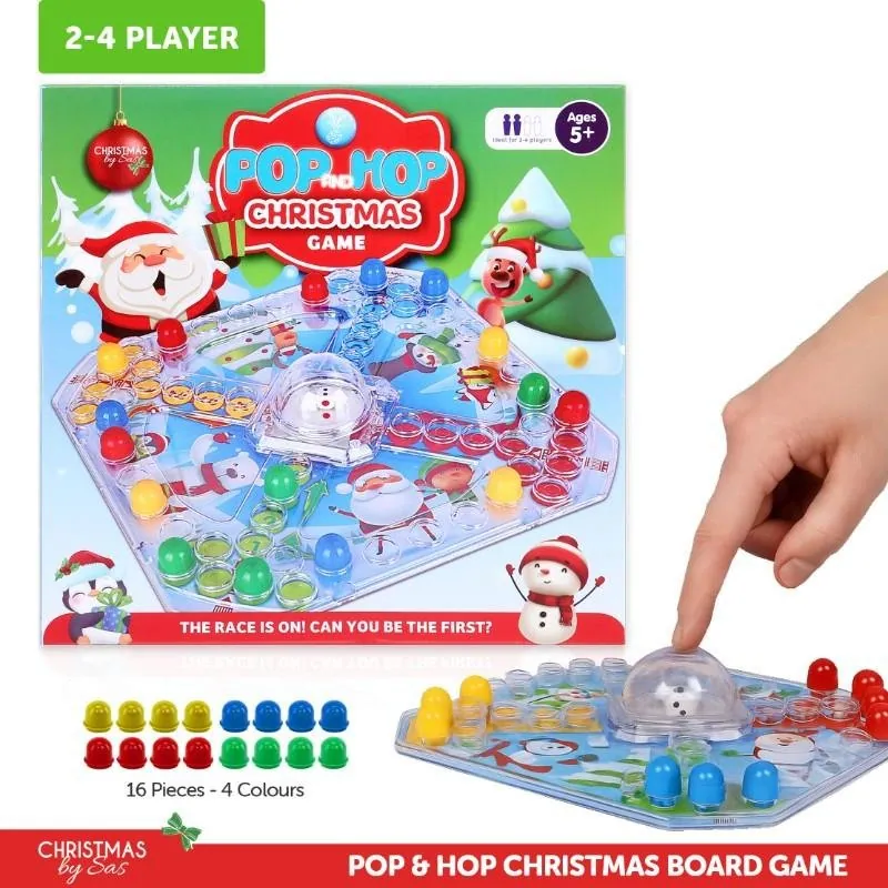 Toy Pop & Hop Christmas Game 26.5cm X 26.5cm – image 4