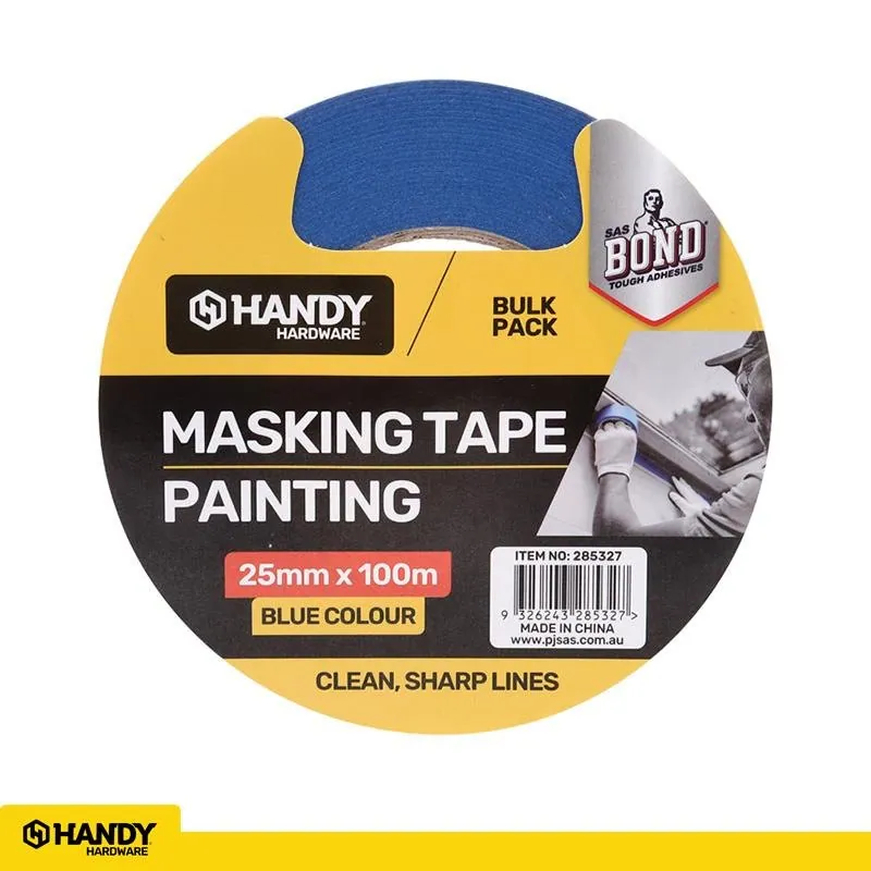 Tape Painters Masking Tape Blue 25mm X 100m Bulk Pack – image 4