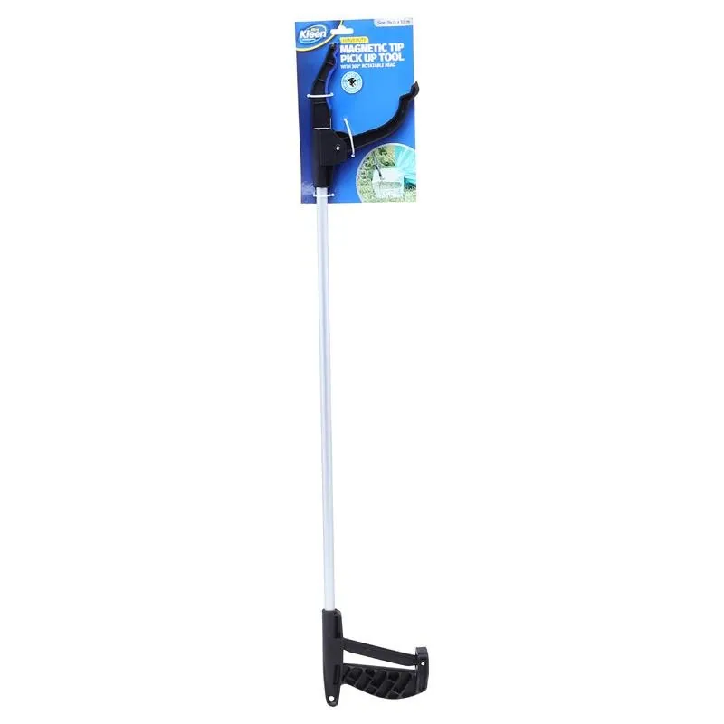 Pick Up Tool with Magnet 760mm Handle with Rotatable Head Blue – image 4
