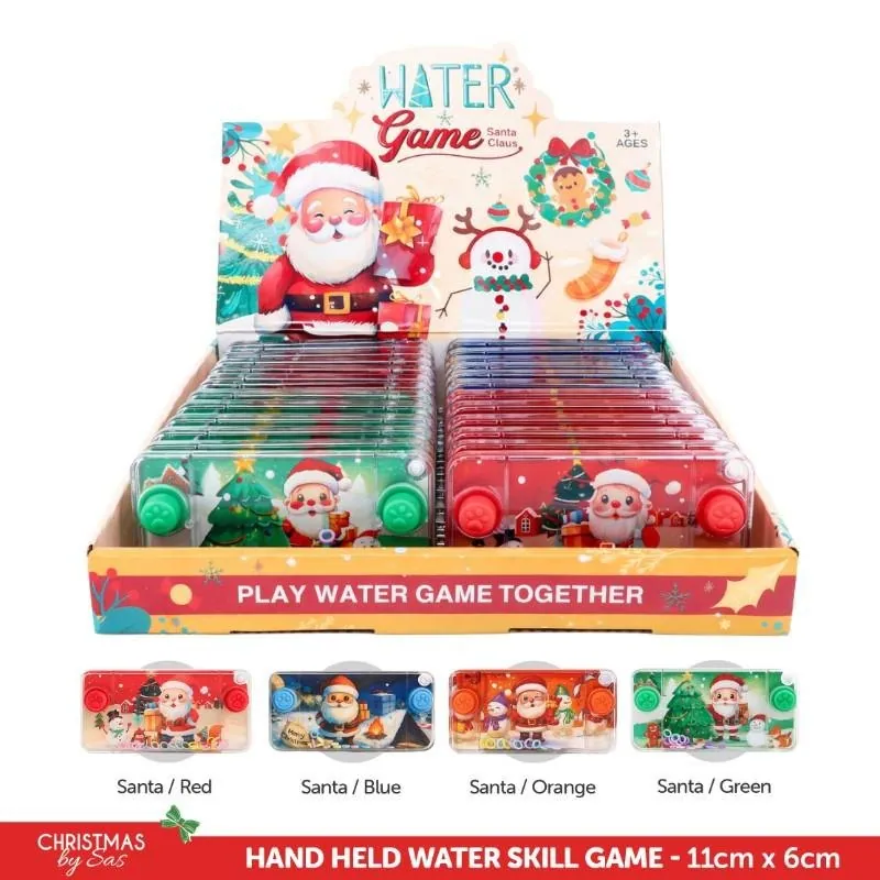 Hand Held Water Skill Game Christmas 11cm X 6cm X 2cm 4 Assorted Designs – image 4