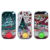 Hand Held Water Skill Game Christmas 11cm X 6cm X 2cm 3 Assorted Designs – image 1