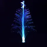 Stake Light Solar Christmas Tree Fibre Optic 1LED 15cm X 23cm X 73cm 1 Function Colour Changing – image 2