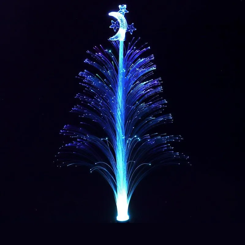 Stake Light Solar Christmas Tree Fibre Optic 1LED 15cm X 23cm X 73cm 1 Function Colour Changing – image 2