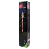 Stake Light Solar Christmas Tree with Candy Striped Pole 5LED 110mm X 90mm X 48cm Warm White 2 Functions – image 3