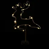 Christmas Stake Light Solar Silhouette Reindeer 30LED 22cm X 22cm X 70cm Warm White 8 Functions – image 2