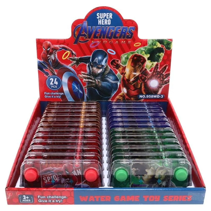 Hand Held Water Skill Game Super Hero 14cm X 6.5cm X 2.5cm - 4 Assorted Designs – image 4