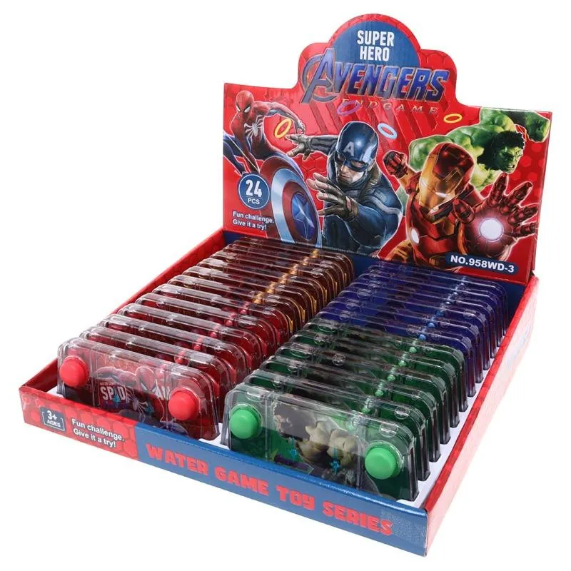 Hand Held Water Skill Game Super Hero 14cm X 6.5cm X 2.5cm - 4 Assorted Designs – image 3