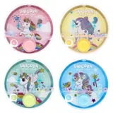 Hand Held Water Skill Game Magical Unicorn Ø9.8cm X 2cm - 4 Assorted Designs – image 1