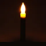 Christmas LED Flameless Battery Operated Taper Candle 16cm Warm White Flickering Function Requires – image 2