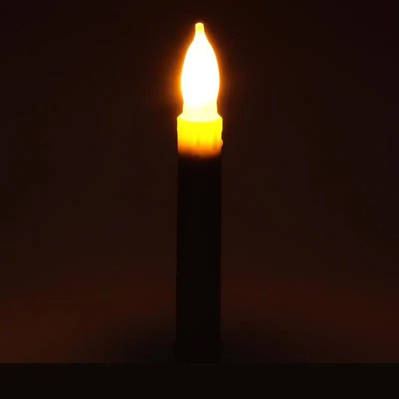 Christmas LED Flameless Battery Operated Taper Candle 16cm Warm White Flickering Function Requires – image 2