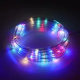 Christmas Rope Light Solar 50LED 7m Total Length Mutli Colour 8 Functions – image 2