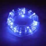 Christmas Rope Light Solar 50LED 7m Total Length Cool White 8 Functions – image 2