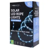 Christmas Rope Light Solar 50LED 7m Total Length Cool White 8 Functions – image 3