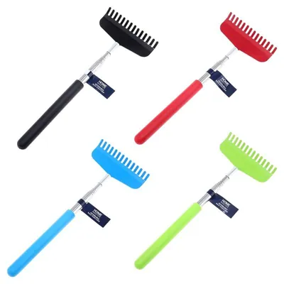 Back Scratcher Mega Size 5 Assorted Colours 7.9cm Head & Extendable From 18cm To 67cm